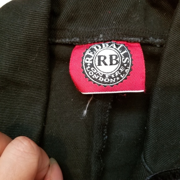 Red Balls on Fire Denim Blazer - Picture 5 of 6